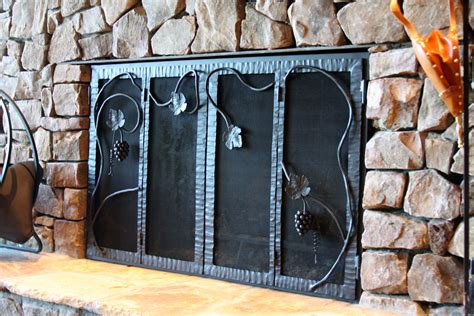 Metal fabrication, fireplace screens, and railings customized to 